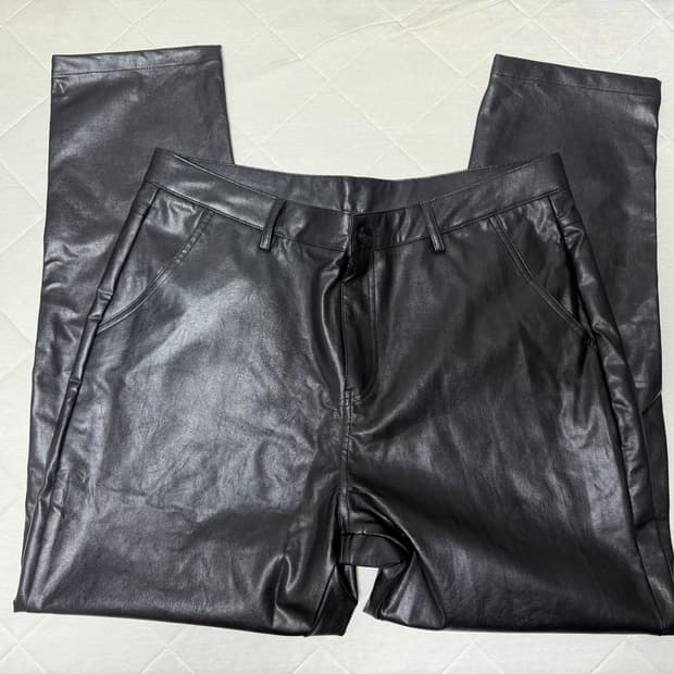 빈티지 레더 곱창팬츠 #2 yeezy yzy