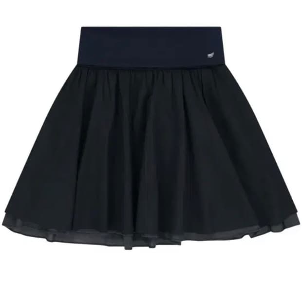 코이세이오 더블 셔링 스커트 네이비 2사이즈
