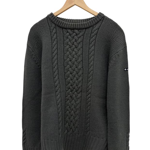 리바이스 울 도톰 니트 카키그레이 (XL)