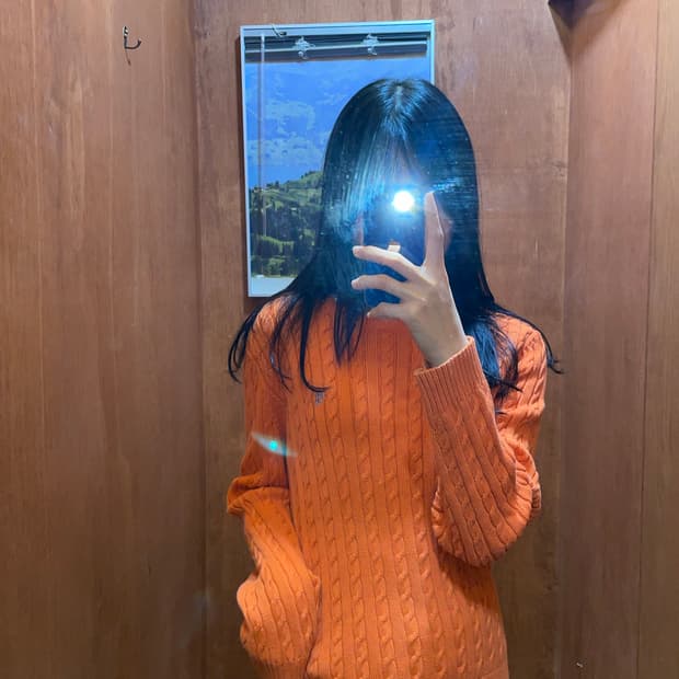 (L) 랄프 로렌 케이블 니트