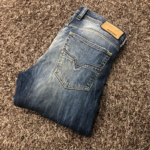 디젤 LARKEE 워싱 데님 팬츠