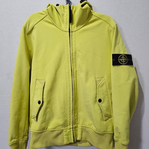정품 스톤아일랜드 소프트 쉘 후드 점퍼 자켓 90 / S