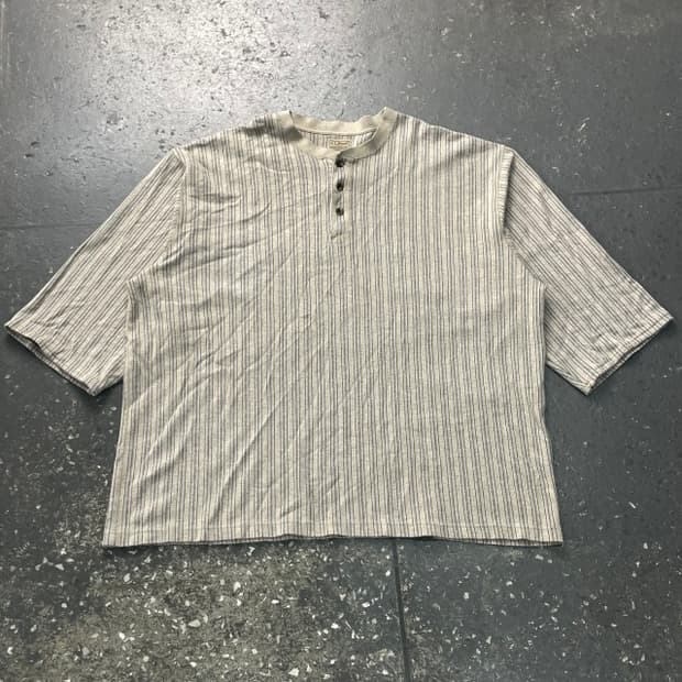 100 L.L.BEAN 엘엘빈 헨리넥 반팔티