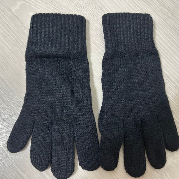 유니클로 히트택 장갑 M 사리즈 네이비