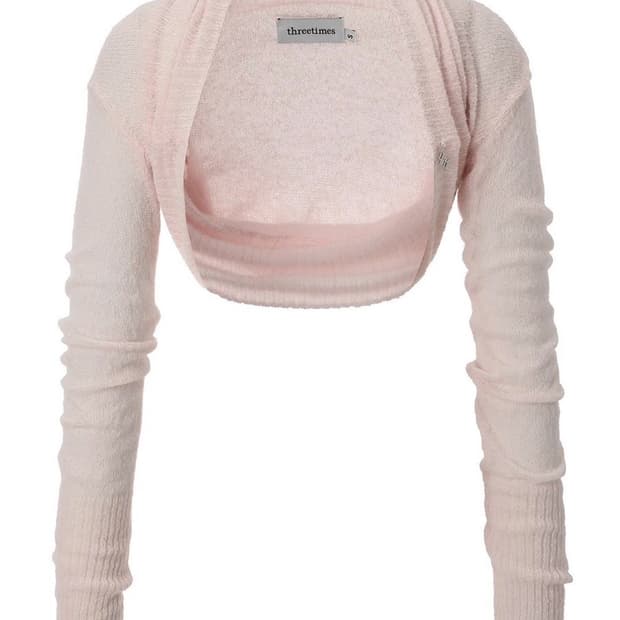 새상품) 쓰리타임즈 angel shawl 엔젤 숄 볼레로