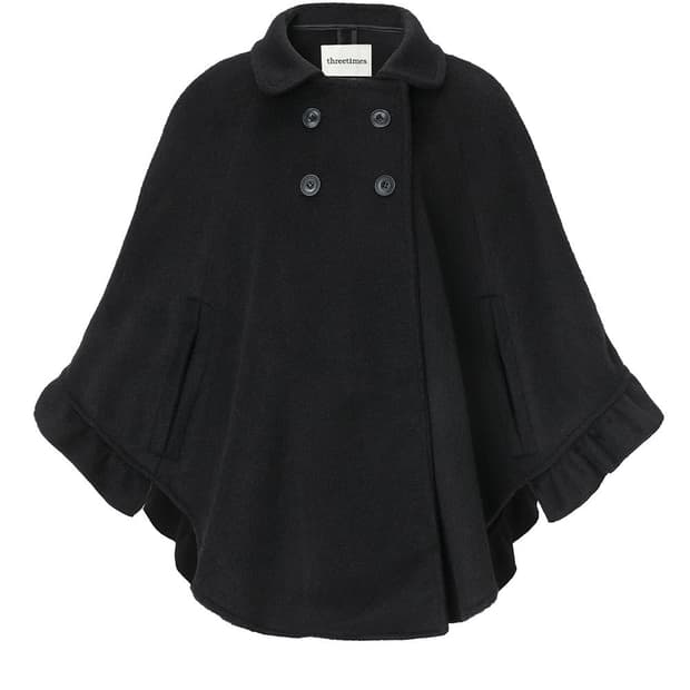 쓰리타임즈 문 케이프 자켓