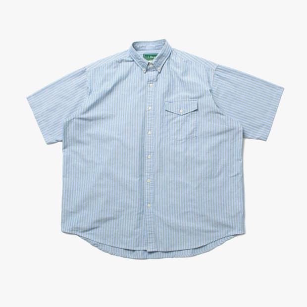  L.L BEAN X BEAMS "Stripe Half Shirts"