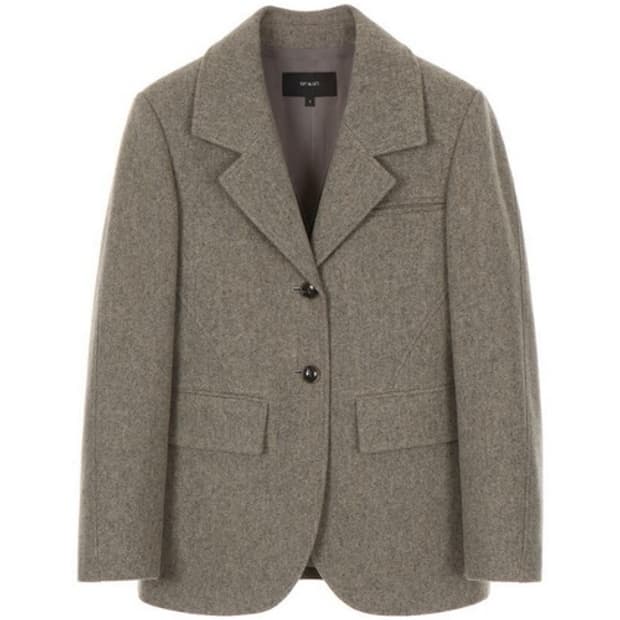 온앤온 벌룬 슬리브 울 자켓