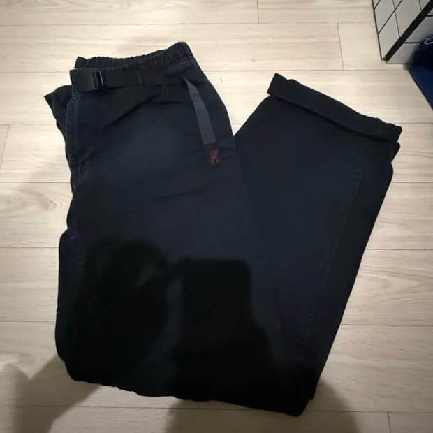 그라미치 루즈테이퍼드팬츠 블랙 M
