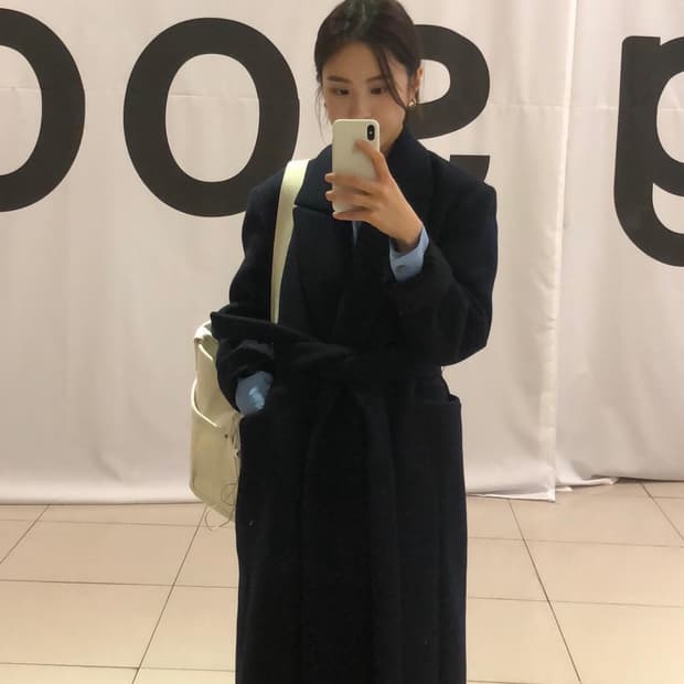 lfm 렉스핑거마르쉐 벨티드 코트