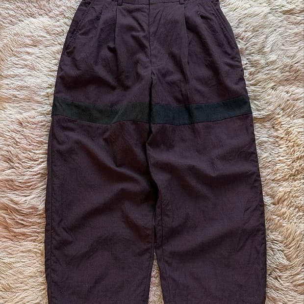 꼼데가르송 옴므 스위칭 와이드 팬츠