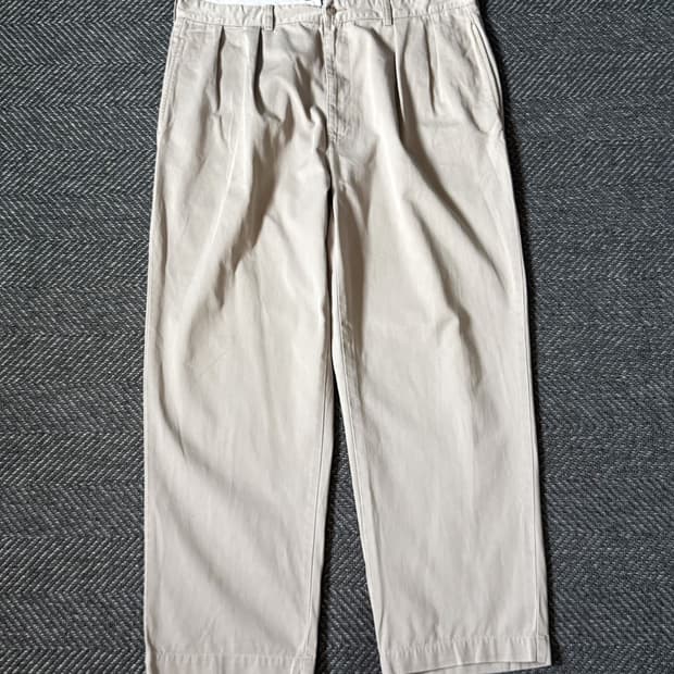 (38) 폴로 랄프로렌 앤드류 더블 플리츠 치노 팬츠