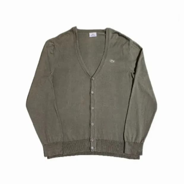 라코스테 브이넥 가디건 M