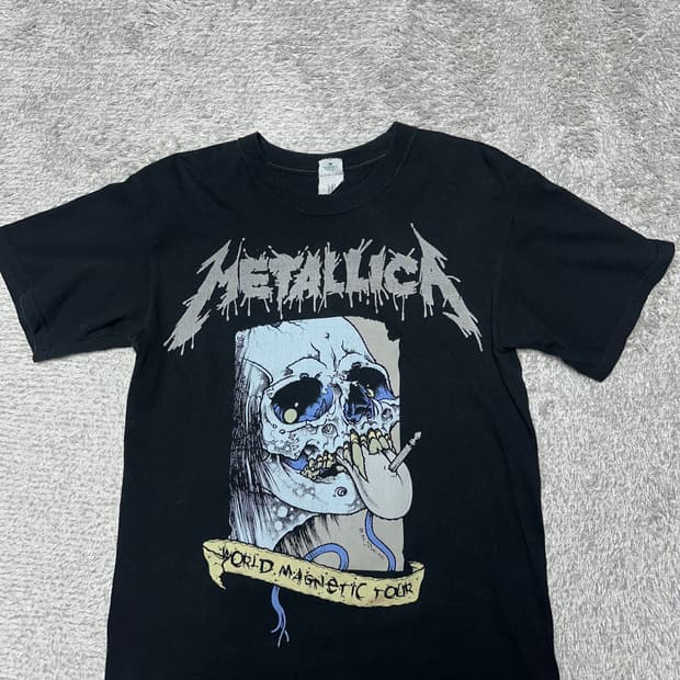 [M]빈티지 메탈리카 반팔티