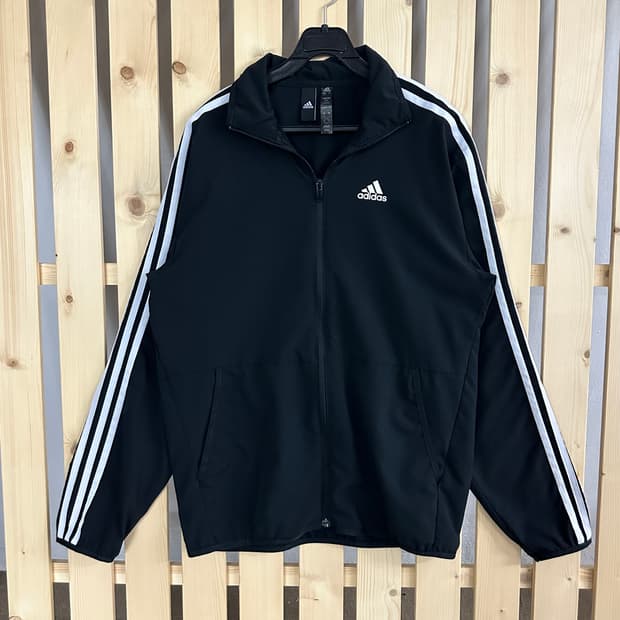 (M) 아디다스 블랙 바람막이 자켓