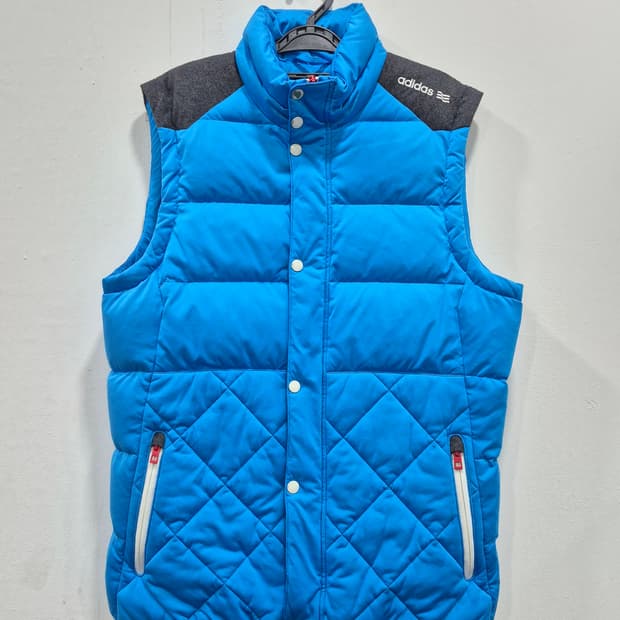 아디다스 오리털 조끼 패딩 남성 105사이즈