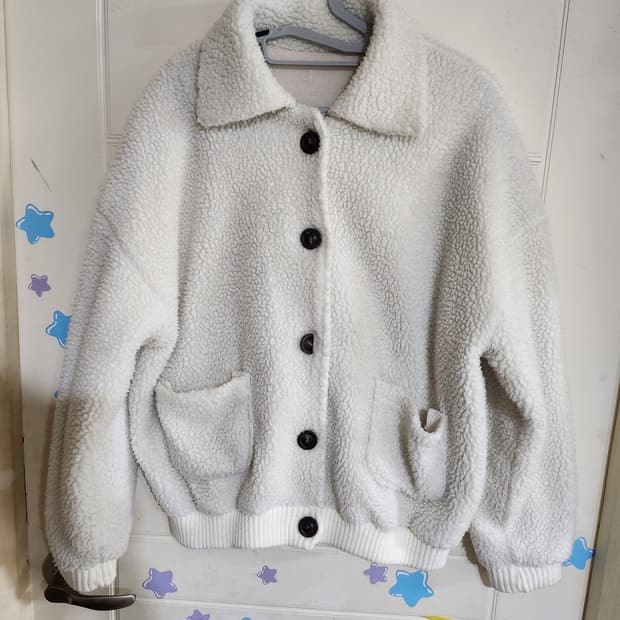 뽀글이 숏 자켓 아이보리