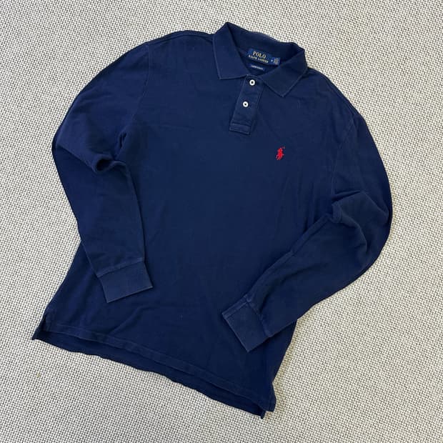 M 폴로랄프로렌 긴팔 피케 카라 티셔츠  0424D