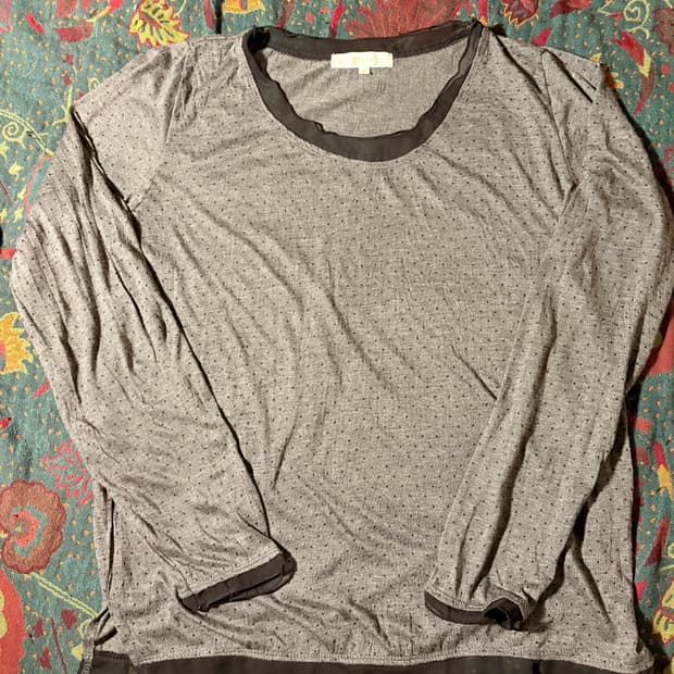 Grove dott sleeve  t-shirt 