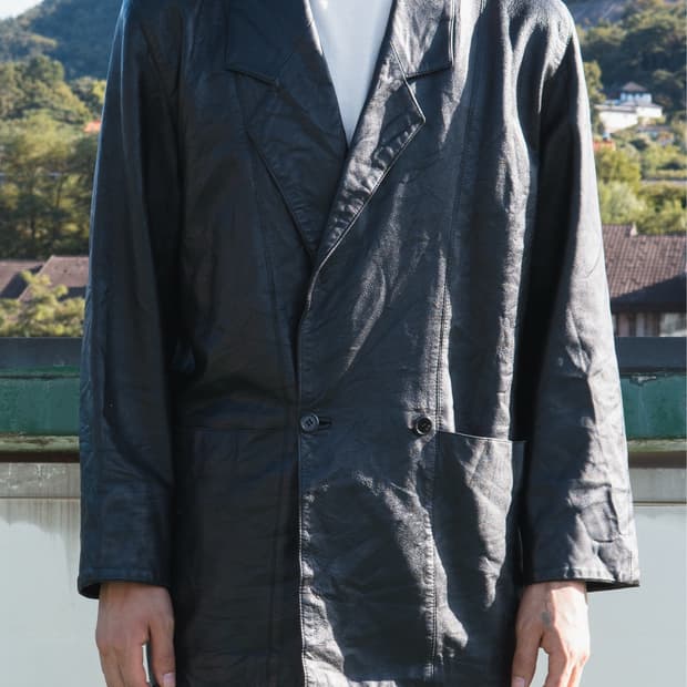 vintage Lambskin Double Jacket