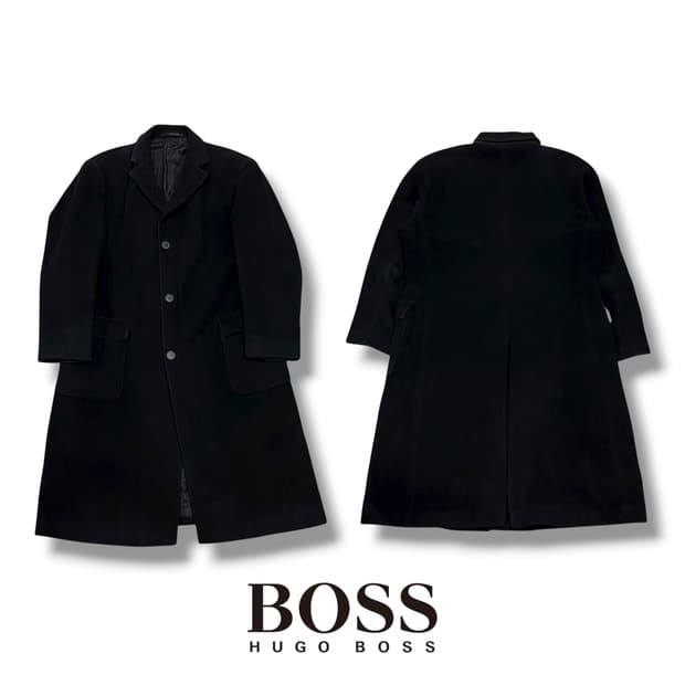 휴고보스 베이직 울 롱코트 s08608