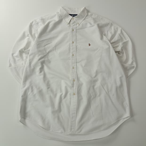 CJ090 2XL 폴로 90s 홍콩판 야무스 화이트 셔츠 남방