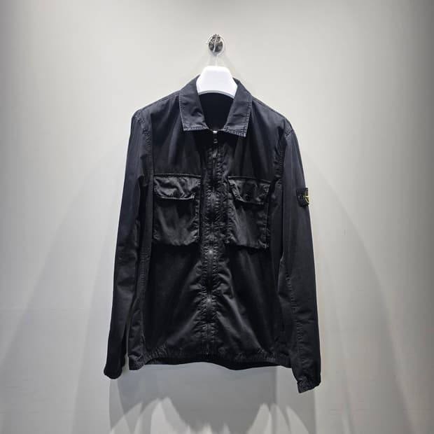 [중고/정품] 스톤 아일랜드 올드 이펙트 투포켓 오버셔츠 XL