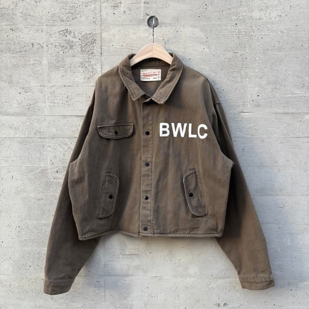 윌리차바리아 / 벤치 다크 올리브 워크 자켓