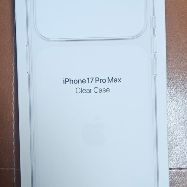 아이폰 17프로맥스 맥세이프 투명케이스 (정품)
