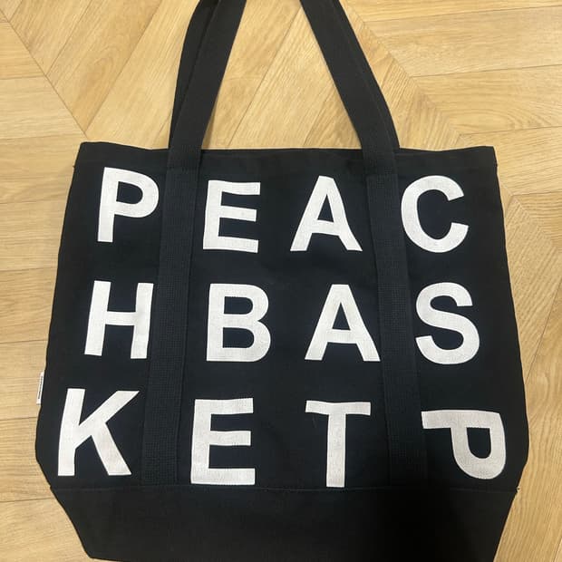 피치바스켓마켓 pb bag 에코백