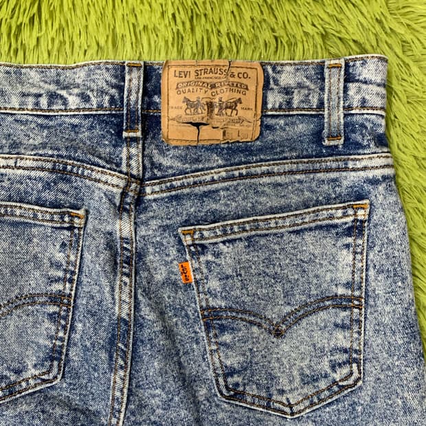 [31] 80's 리바이스 511 오렌지탭 데님팬츠 Made In USA