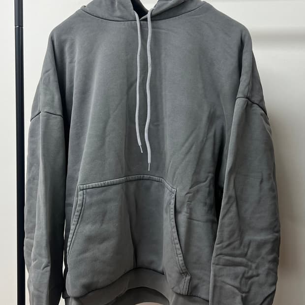 (새상품)이지갭 풀오버후디 포에틱그레이 S