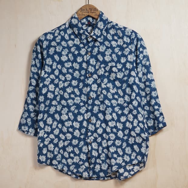 45RPM 일본 플라워 셔츠