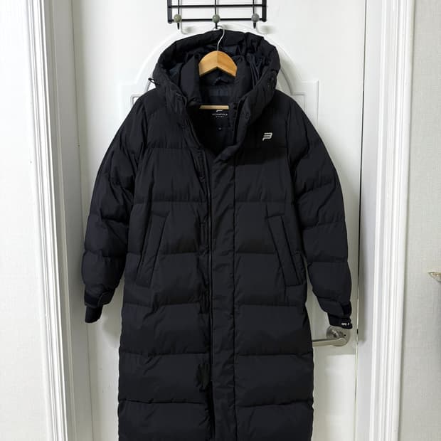 85사이즈 공용 빈폴 스포츠 블랙 롱패딩