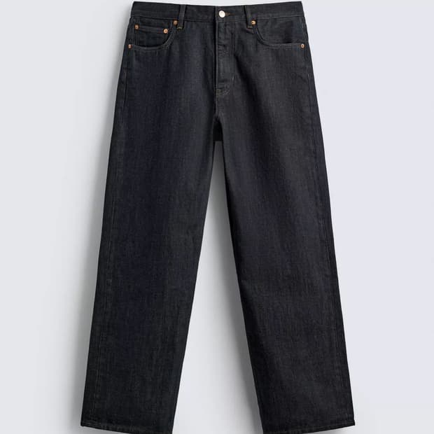 자라 JEANS STRAIGHT FIT RAW