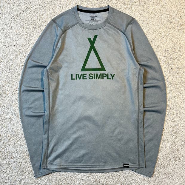 파타고니아 LIVE SIMPLY 기능성 롱슬리브 긴팔 그레이