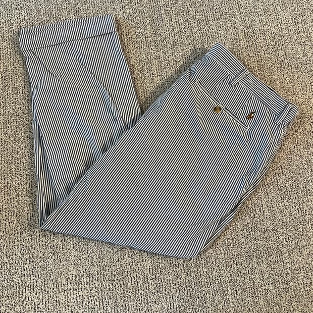 폴로 랄프로렌　스트라이프 긴 바지　여름용