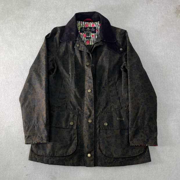 W95 바버 로즈 알리 왁스자켓