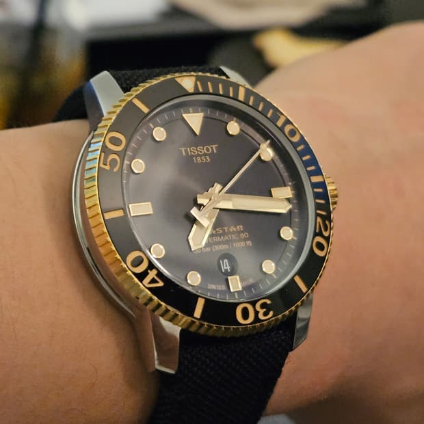 티쏘 씨스타 1000 파워매틱80 콤비 풀박스