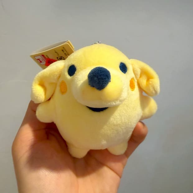 다마고치 포치치 말랑 키링 💛