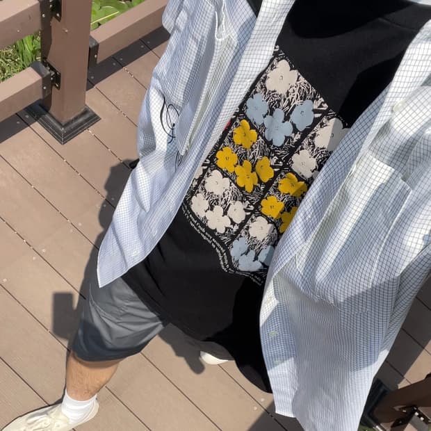 RAF Simmons half shirt 라프 시몬스 반팔 셔츠