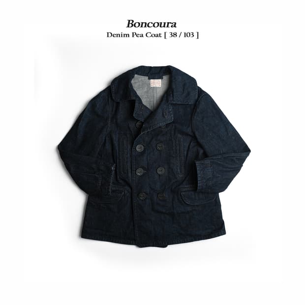 봉쿠라 데님 피코트 38(103)사이즈 boncoura