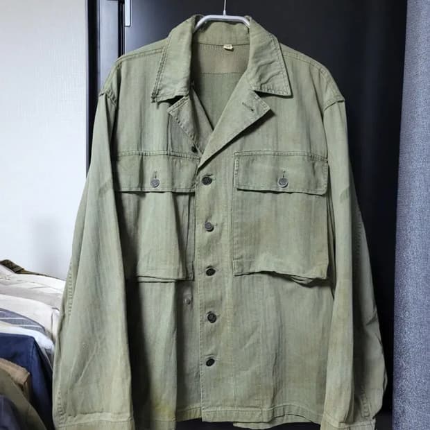 미군 M-43 HBT 전기형 자켓 34R