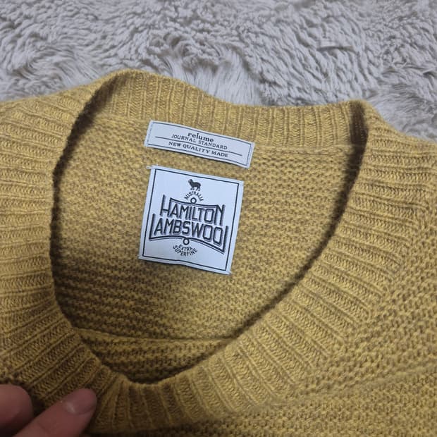 유나이티드 애로우 램스울 니트 L