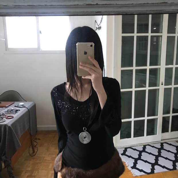 vintage lace frill top