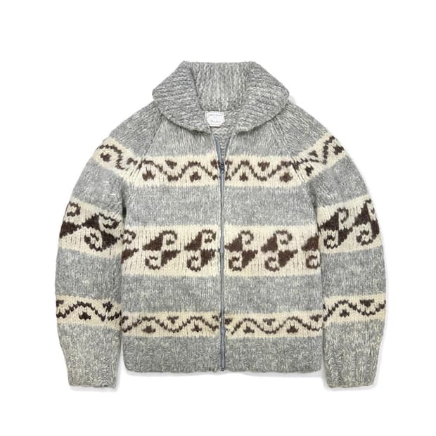 빈티지 패턴 코위찬 스웨터