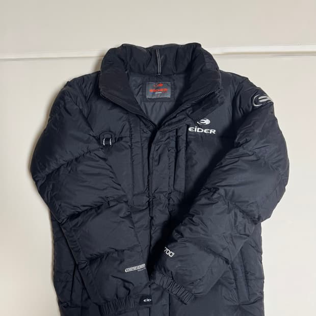 (95)아이더 블랙 700 필파워 패딩