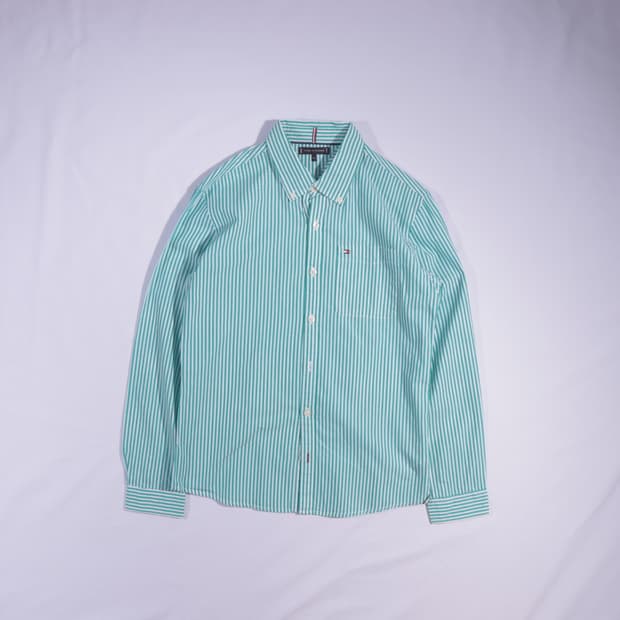 타미힐피거 스트라이프 셔츠 B2