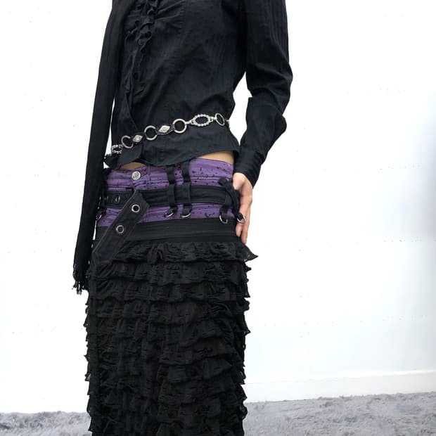 알곤퀸즈 펑크 디테일 스키니