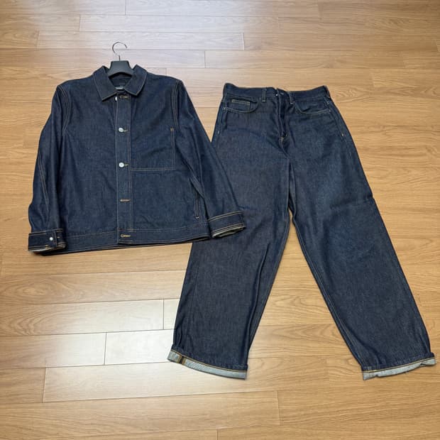 COS 데님 상하의 셋업